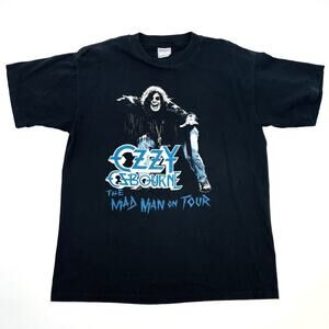 Ozzy Osbourne 90s single stitch "Wild Man on Tour" band tee XL All Sport